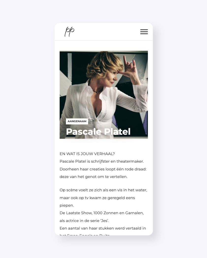Pascale Platel - Website